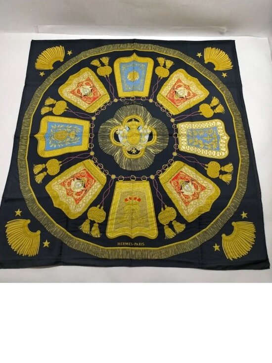 Hermes Accessories - Hermes Scarf set Silk Satin